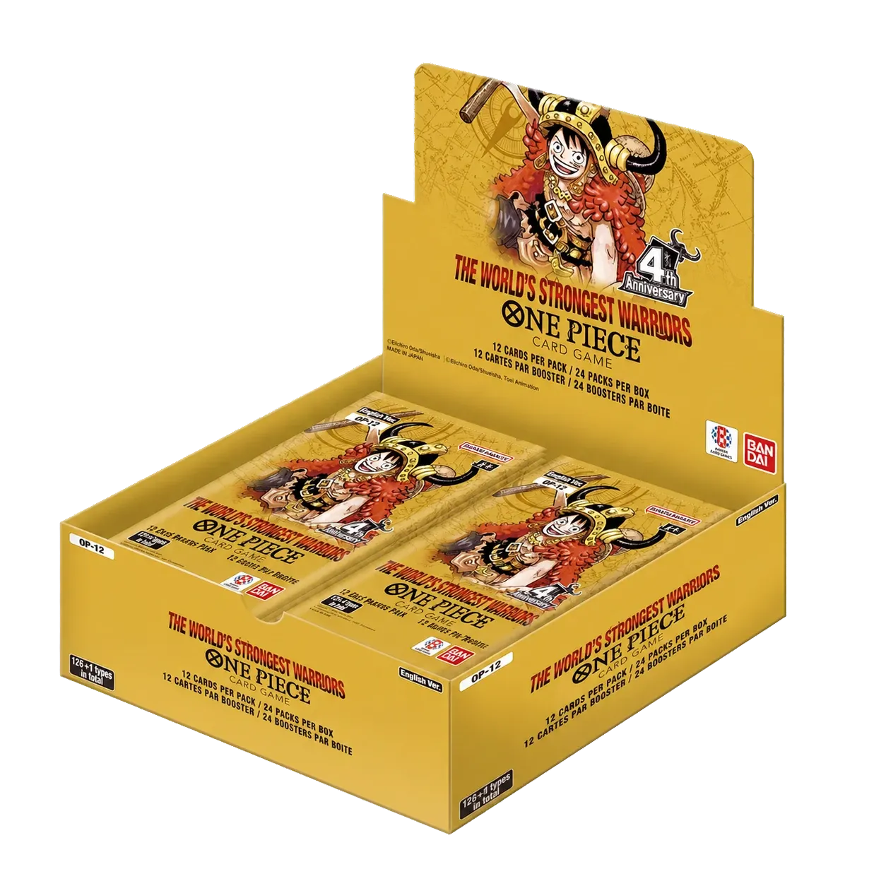 One Piece Card Game OP-12 The World's Strongest Warriors booster display box